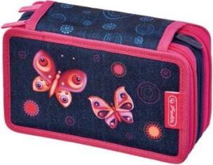 Okładka książki Piórnik 31cz. potrójny Butterfly Dreams