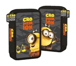 Opakowanie Piórnik podwójny z wyposażeniem Minionki Jaskiniowcy