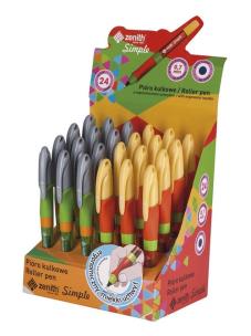 Opakowanie Pióro kulkowe Simple dspl (24szt) ZENITH