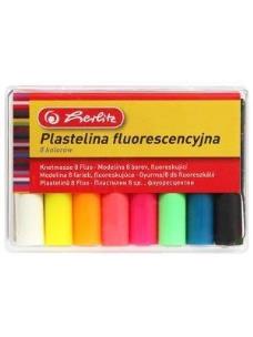 Opakowanie Plastelina fluorescencyjna 8 kolorów