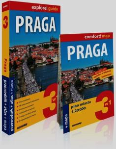 Opakowanie Praga explore! guide 3w1 przewodnik atlas 2016