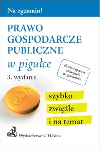 Okładka książki Prawo gospodarcze publiczne w pigułce wyd 3