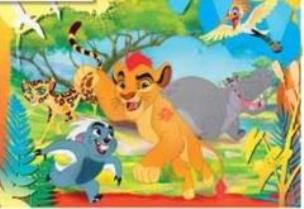 Okładka książki Puzzle 100 Król Lew - Lwia Straż