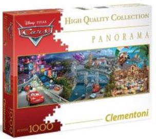 Okładka książki Puzzle 1000 HQ Panorama Auta