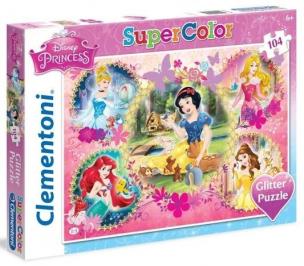 Okładka książki Puzzle 104 Brokat Księżniczki