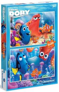 Opakowanie Puzzle 2x20 Gdzie jest Dory
