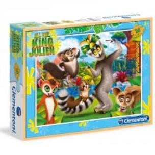 Opakowanie Puzzle 30 Król Julian