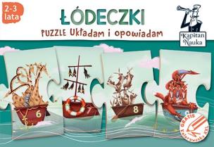 Okładka książki Puzzle Układam i opowiadam Łódeczki 2-3 lata