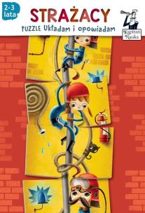 Okładka książki Puzzle Układam i opowiadam Strażacy 2-3 lata