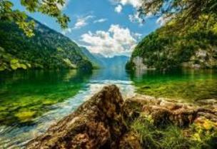 Opakowanie Puzzle1000 Lake Koenigsee in Germany CASTOR