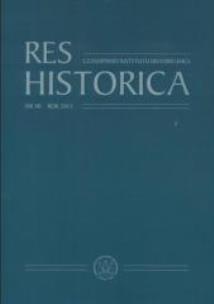 Okładka książki Res Historica Nr 40