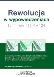 Opakowanie Rewolucja w wypowiedzeniach umów o pracę
