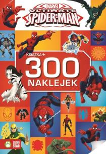 Okładka książki Spider Man 300 naklejek