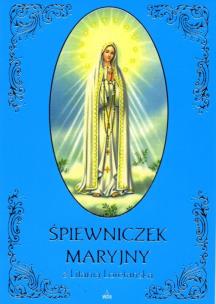 Okładka książki Śpiewniczek Maryjny z Litanią Loretańską ze złoceniem