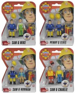 Opakowanie Strażak Sam 2 figurki, 4 rodzaje