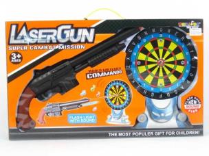 Opakowanie Strzelba 43cm z tarczą 20cm z dźwiękami i światłem