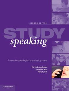 Okładka książki Study Speaking