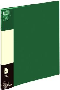 Opakowanie Teczka ofertowa 20 koszulek zielona GRAND
