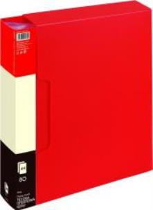 Opakowanie Teczka ofertowa 80 koszulek czerwona GRAND
