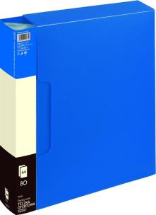 Opakowanie Teczka ofertowa 80 koszulek niebieska GRAND