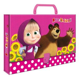 Opakowanie Teczka twarda z rączką Masza i Niedźwiedź