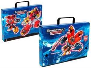 Okładka książki Teczka z rączką A4 STK Transformers