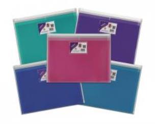 Opakowanie Torebka z suwakiem i przekładkami A4 mix (5szt)