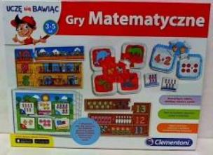 Okładka książki Uczę się bawiąc. Gry Matematyczne 2