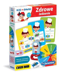 Okładka książki Uczę się bawiąc. Zdrowe jedzenie