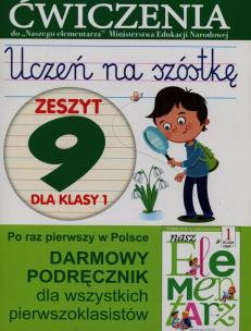 Okładka książki Uczeń na szóstkę Zeszyt 9 dla klasy 1