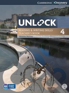 Okładka książki Unlock 4 Reading and Writing Skills Teacher's book + DVD