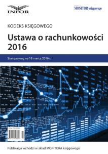 Okładka książki Ustawa o rachunkowosci 2016