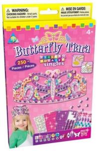 Opakowanie Wyklejana tiara z motylem
