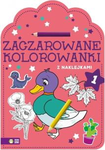 Okładka książki Zaczarowane kolorowanki Część 1