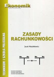 Okładka książki Zasady rachunkowości podręcznik w.2015 EKONOMIK