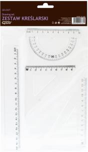 Opakowanie Zestaw geometryczny transparent GR-032T GRAND