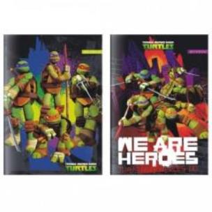 Opakowanie Zeszyt A5/32K kratka Żółwie Ninja 10szt