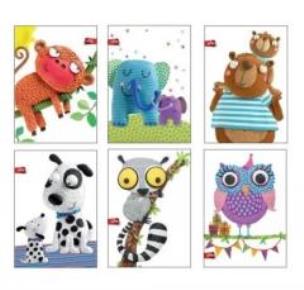 Opakowanie Zeszyt Marmar A4/40K kratka ZOO