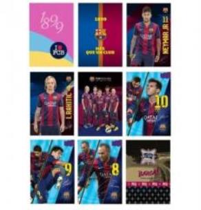 Opakowanie Zeszyt Marmar A5/40K kratka FC Barcelona (10szt)