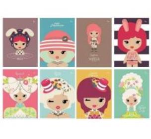 Opakowanie Zeszyt Marmar A5/40K kratka Lil'Ledy