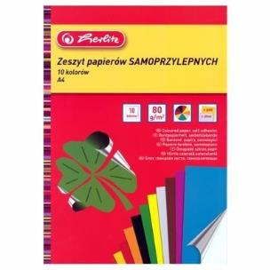Opakowanie Zeszyt papierów samoprzylepnych kolor A4/10K 10szt