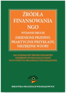 Okładka książki Źródła finansowania NGO w.2016