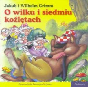101 bajek - O wilku i siedmiu koźlętach. Autor: Jakub i Wilhelm Grimm. Multiszop.pl Okładka książki 101 bajek - O wilku i siedmiu koźlętach