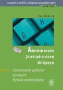 Okładka książki Administrowanie przeds. usługowym podr (+CD) WSiP