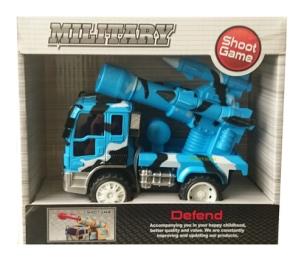 Opakowanie Auto wojskowe z napędem strzelajace niebieskie