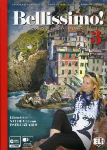 Okładka książki Bellissimo 3 Libro + Eserciziario + CD