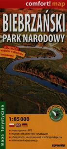 Opakowanie Biebrzański park Narodowy mapa turystyczna 1:85 000
