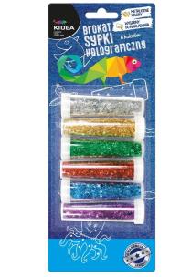 Opakowanie Brokat sypki 6 kolorów 5,5g DERFORM
