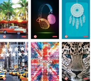 Okładka książki Brulion 96 w kratkę A5 Chillout