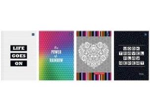 Opakowanie Brulion opr. półtw. A4/64K kratka Hybrid (5szt)